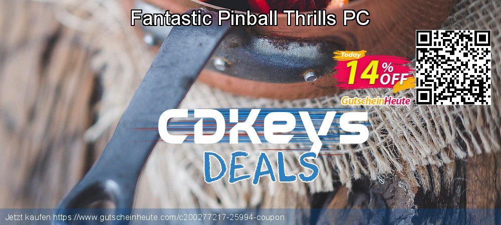 Fantastic Pinball Thrills PC verwunderlich Rabatt Bildschirmfoto