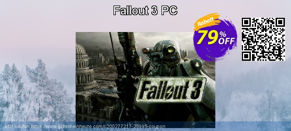 Fallout 3 PC toll Ermäßigungen Bildschirmfoto