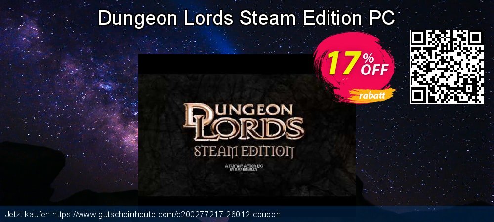 Dungeon Lords Steam Edition PC Sonderangebote Ermäßigungen Bildschirmfoto