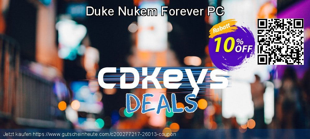 Duke Nukem Forever PC erstaunlich Preisnachlässe Bildschirmfoto