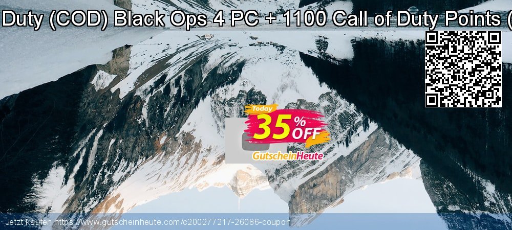 Call of Duty - COD Black Ops 4 PC + 1100 Call of Duty Points - APAC  formidable Ermäßigung Bildschirmfoto