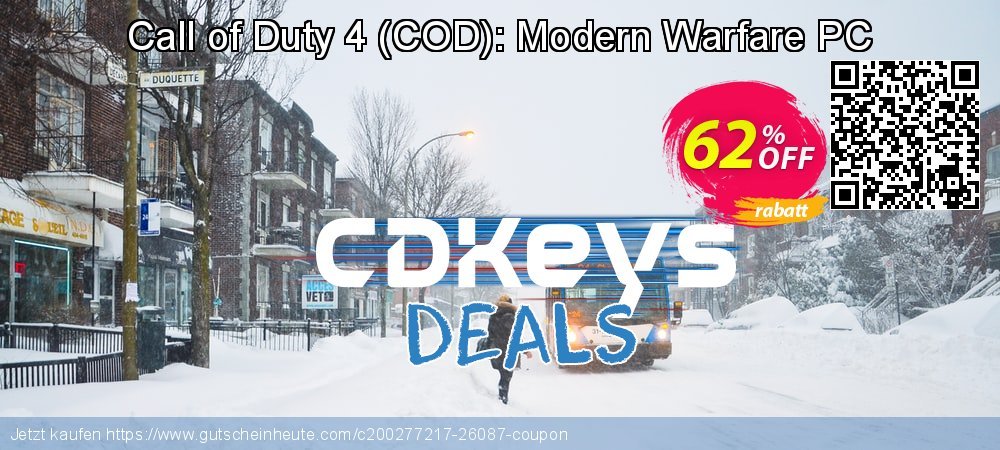 Call of Duty 4 - COD : Modern Warfare PC verwunderlich Disagio Bildschirmfoto