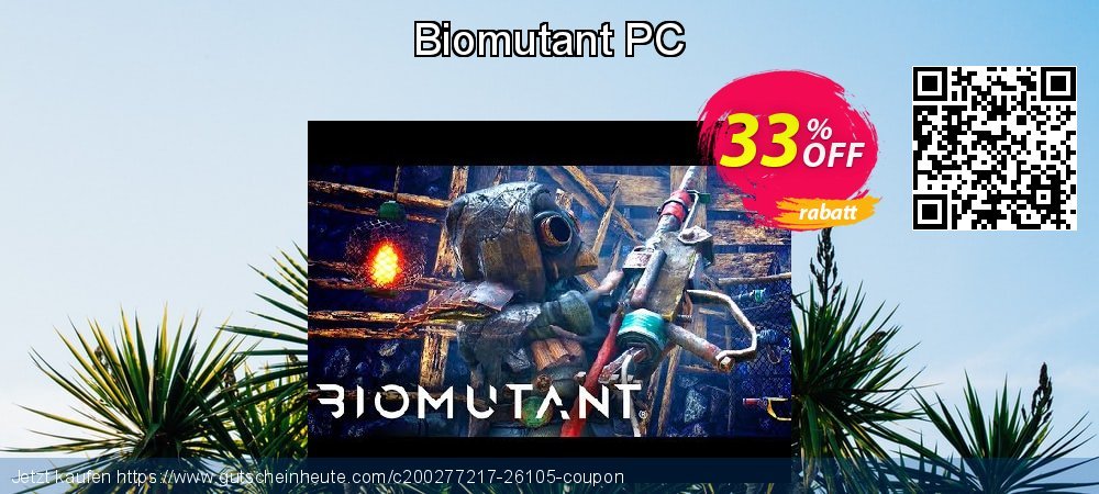 Biomutant PC Sonderangebote Verkaufsförderung Bildschirmfoto