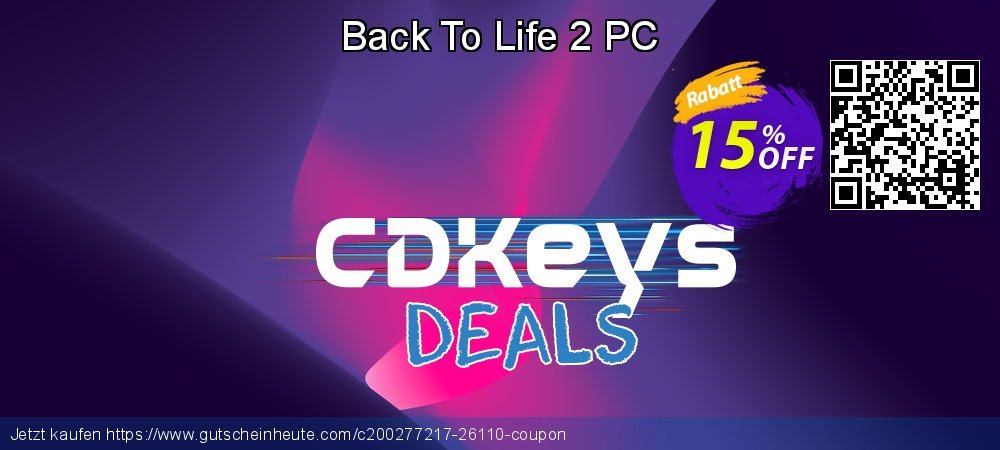Back To Life 2 PC wunderbar Förderung Bildschirmfoto