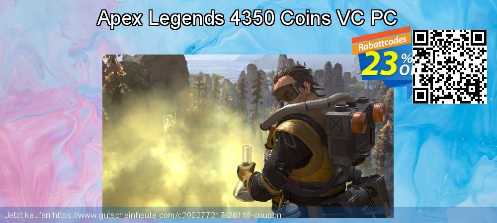 Apex Legends 4350 Coins VC PC verwunderlich Nachlass Bildschirmfoto