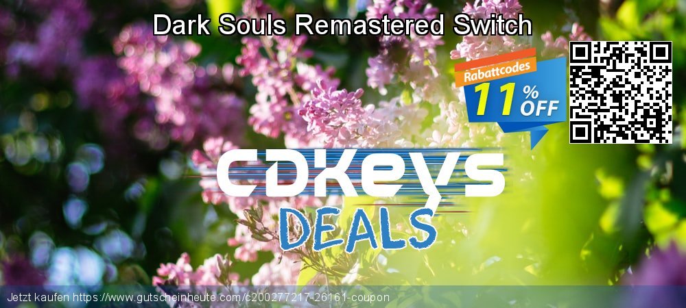 Dark Souls Remastered Switch klasse Förderung Bildschirmfoto