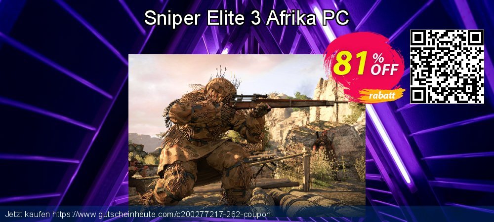 Sniper Elite 3 Afrika PC spitze Disagio Bildschirmfoto