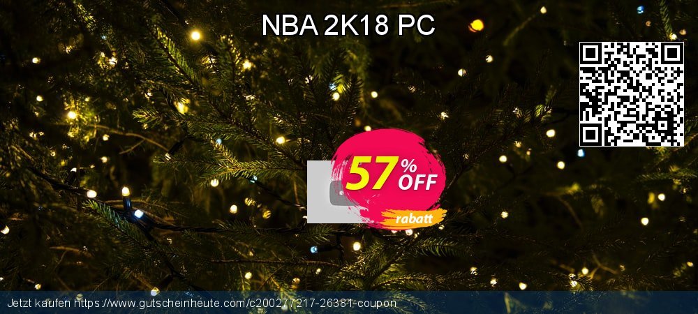 NBA 2K18 PC ausschließlich Preisnachlass Bildschirmfoto