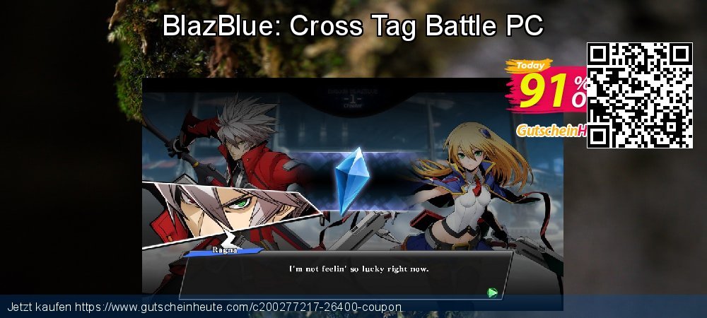 BlazBlue: Cross Tag Battle PC beeindruckend Beförderung Bildschirmfoto