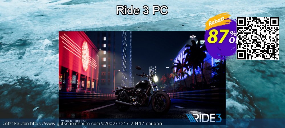 Ride 3 PC unglaublich Beförderung Bildschirmfoto