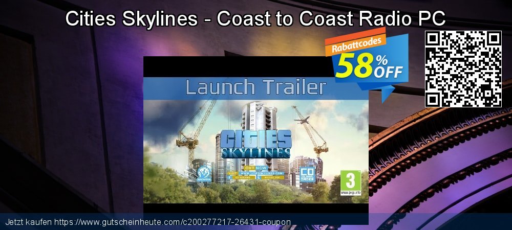 Cities Skylines - Coast to Coast Radio PC beeindruckend Preisreduzierung Bildschirmfoto