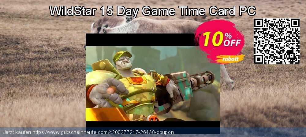 WildStar 15 Day Game Time Card PC genial Preisnachlässe Bildschirmfoto