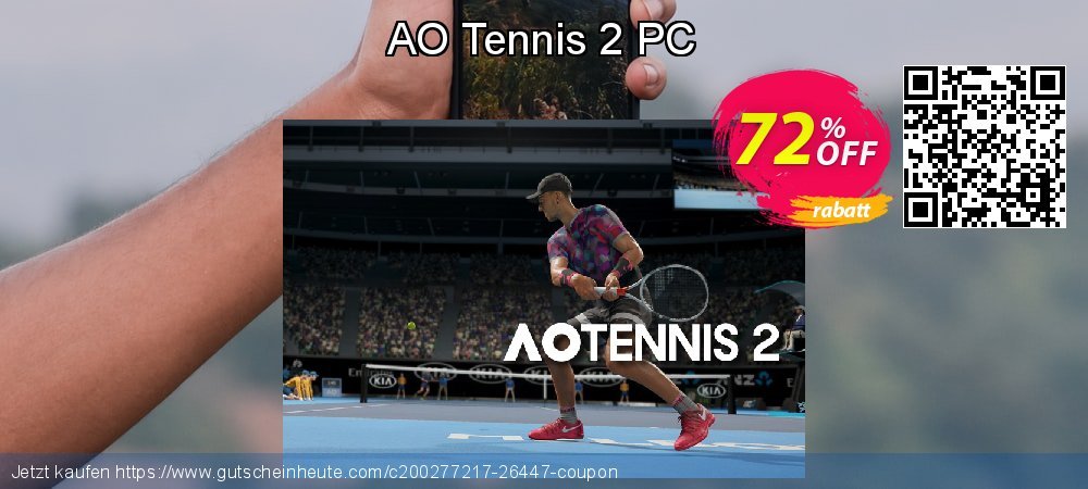 AO Tennis 2 PC erstaunlich Außendienst-Promotions Bildschirmfoto