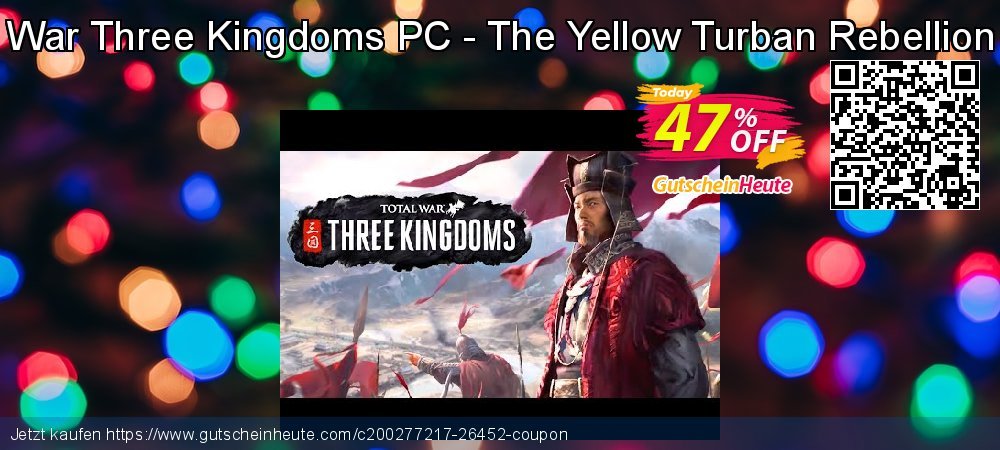 Total War Three Kingdoms PC - The Yellow Turban Rebellion DLC atemberaubend Sale Aktionen Bildschirmfoto