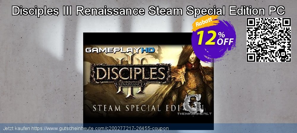 Disciples III Renaissance Steam Special Edition PC verblüffend Preisnachlässe Bildschirmfoto