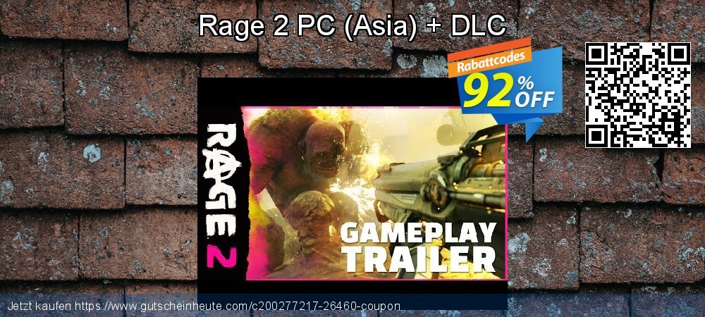 Rage 2 PC - Asia + DLC toll Ermäßigung Bildschirmfoto