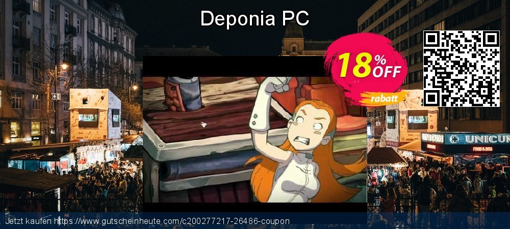 Deponia PC verblüffend Sale Aktionen Bildschirmfoto