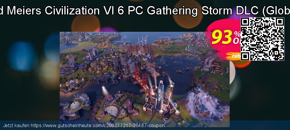 Sid Meiers Civilization VI 6 PC Gathering Storm DLC - Global  wundervoll Rabatt Bildschirmfoto