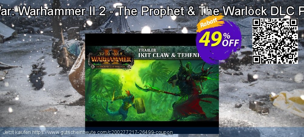 Total War: Warhammer II 2 - The Prophet & The Warlock DLC PC - EU  aufregende Preisreduzierung Bildschirmfoto