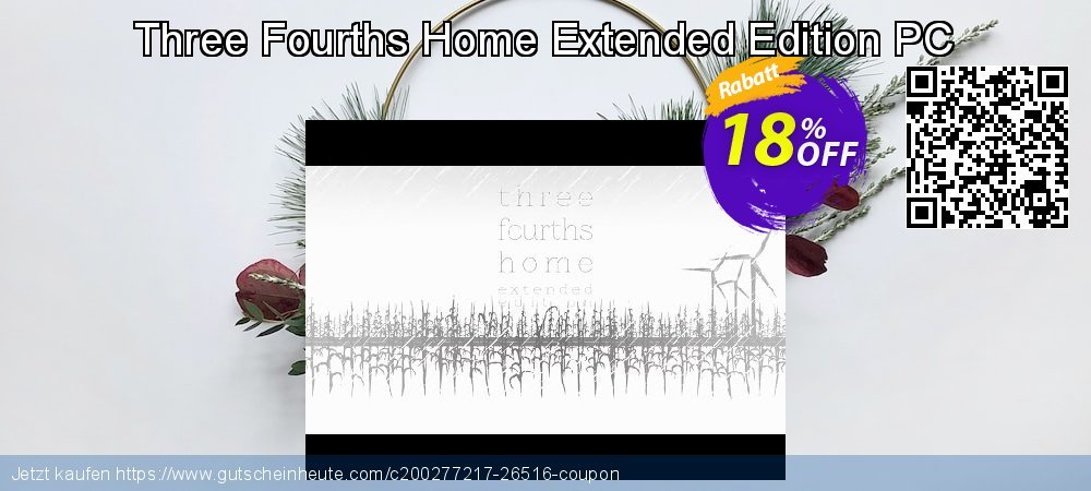 Three Fourths Home Extended Edition PC wunderschön Preisreduzierung Bildschirmfoto