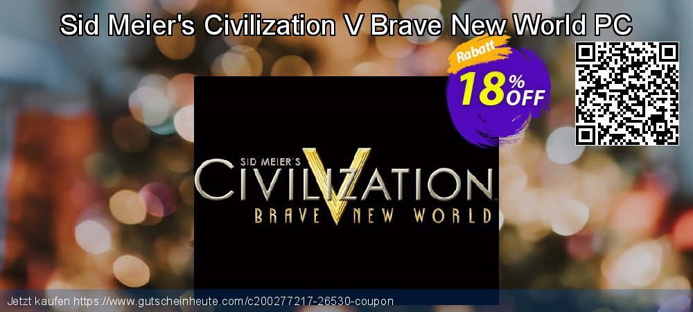 Sid Meier's Civilization V Brave New World PC aufregende Verkaufsförderung Bildschirmfoto