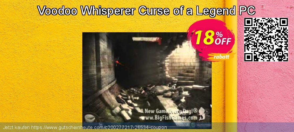 Voodoo Whisperer Curse of a Legend PC exklusiv Preisnachlass Bildschirmfoto