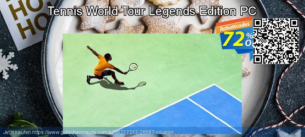 Tennis World Tour Legends Edition PC ausschließlich Preisreduzierung Bildschirmfoto