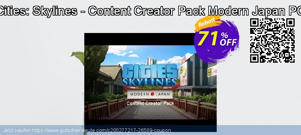 Cities: Skylines - Content Creator Pack Modern Japan PC besten Förderung Bildschirmfoto