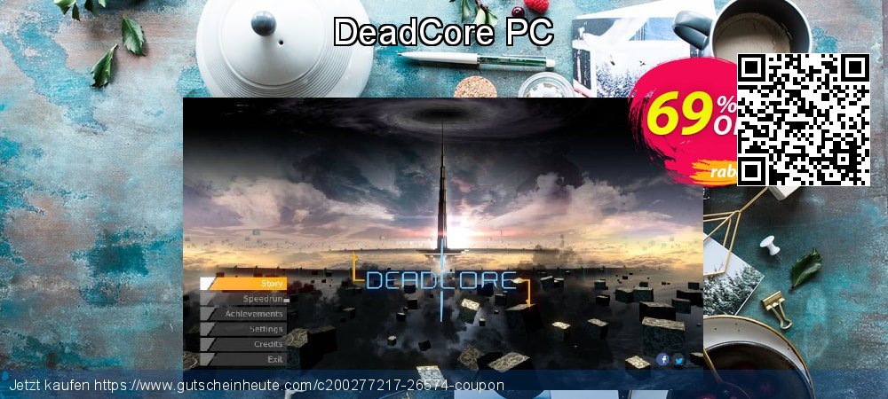 DeadCore PC großartig Preisnachlässe Bildschirmfoto
