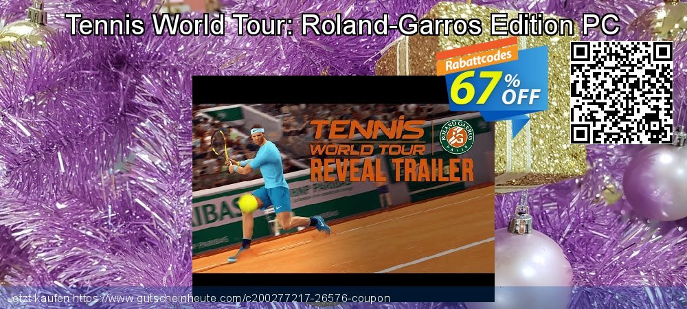 Tennis World Tour: Roland-Garros Edition PC atemberaubend Promotionsangebot Bildschirmfoto