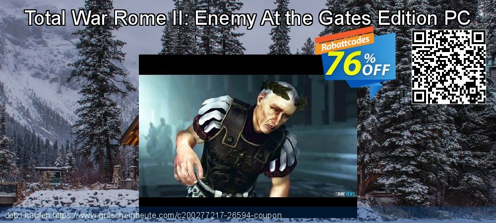Total War Rome II: Enemy At the Gates Edition PC spitze Nachlass Bildschirmfoto