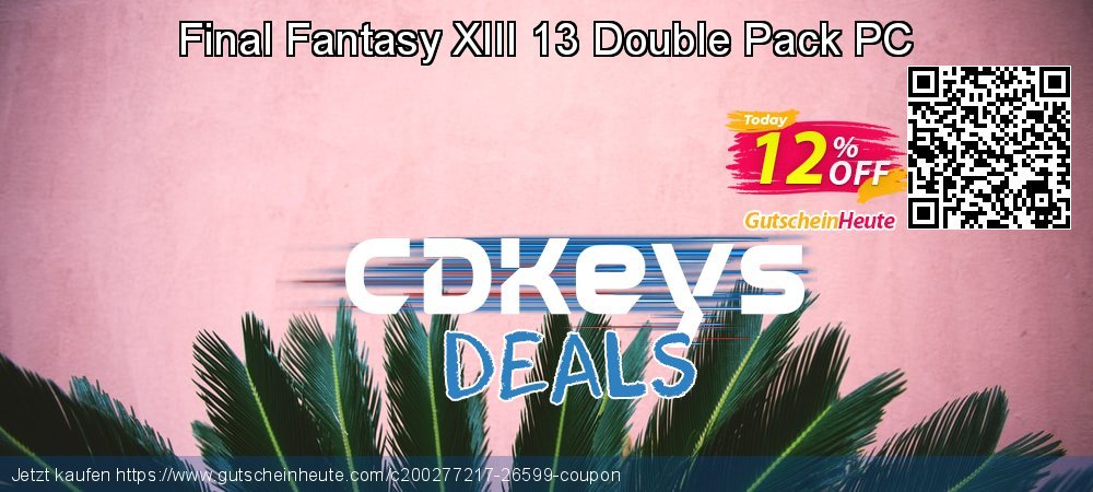 Final Fantasy XIII 13 Double Pack PC ausschließenden Ausverkauf Bildschirmfoto