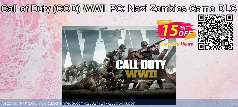 Call of Duty - COD WWII PC: Nazi Zombies Camo DLC großartig Sale Aktionen Bildschirmfoto