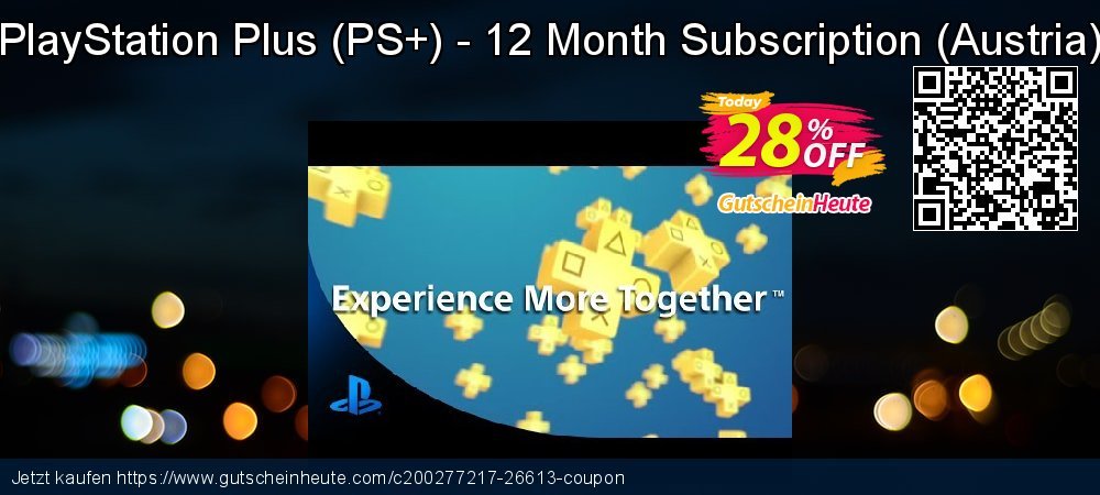 PlayStation Plus - PS+ - 12 Month Subscription - Austria  formidable Ermäßigung Bildschirmfoto