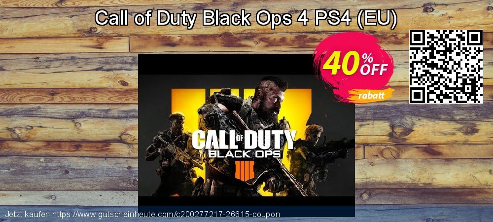 Call of Duty Black Ops 4 PS4 - EU  toll Verkaufsförderung Bildschirmfoto