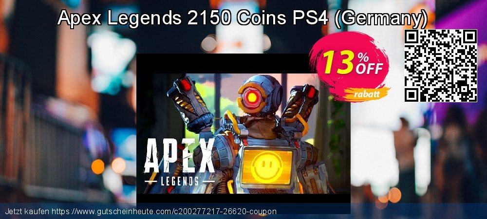 Apex Legends 2150 Coins PS4 - Germany  umwerfende Förderung Bildschirmfoto