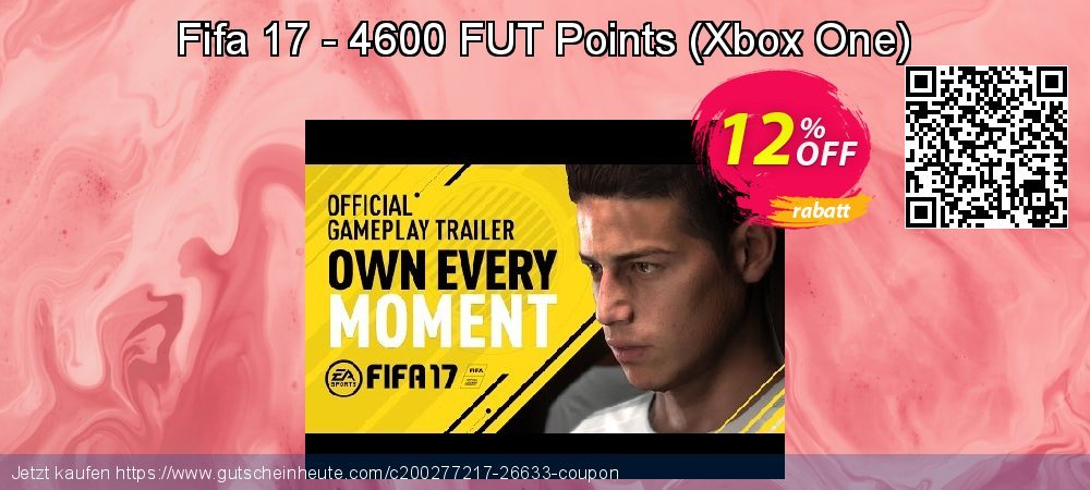 Fifa 17 - 4600 FUT Points - Xbox One  erstaunlich Ausverkauf Bildschirmfoto