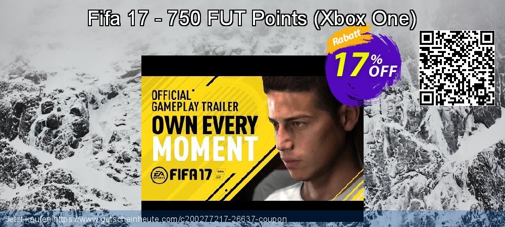 Fifa 17 - 750 FUT Points - Xbox One  wunderbar Förderung Bildschirmfoto