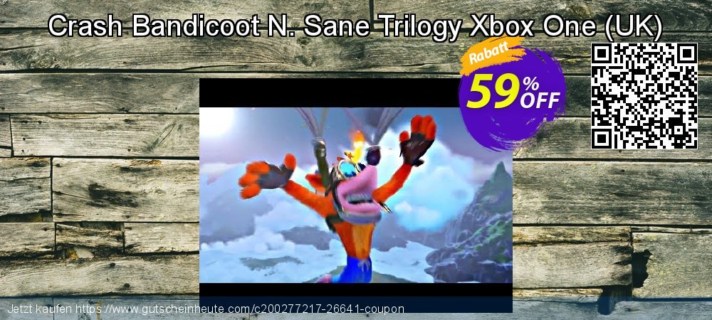 Crash Bandicoot N. Sane Trilogy Xbox One - UK  verblüffend Ermäßigungen Bildschirmfoto