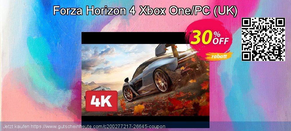Forza Horizon 4 Xbox One/PC - UK  verwunderlich Nachlass Bildschirmfoto
