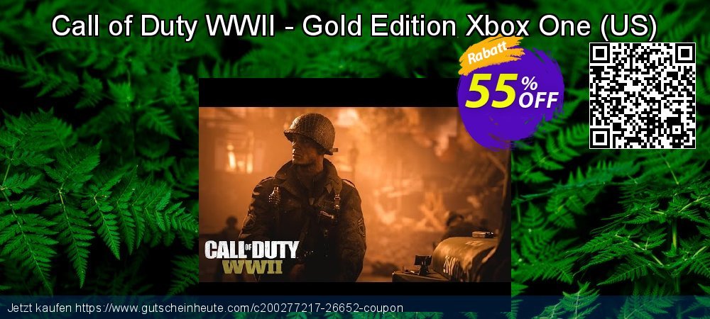 Call of Duty WWII - Gold Edition Xbox One - US  umwerfenden Preisreduzierung Bildschirmfoto