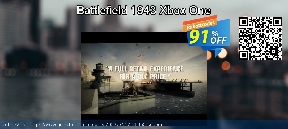 Battlefield 1943 Xbox One geniale Preisnachlass Bildschirmfoto