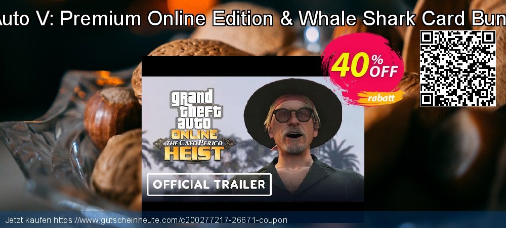 Grand Theft Auto V: Premium Online Edition & Whale Shark Card Bundle Xbox One wunderschön Förderung Bildschirmfoto