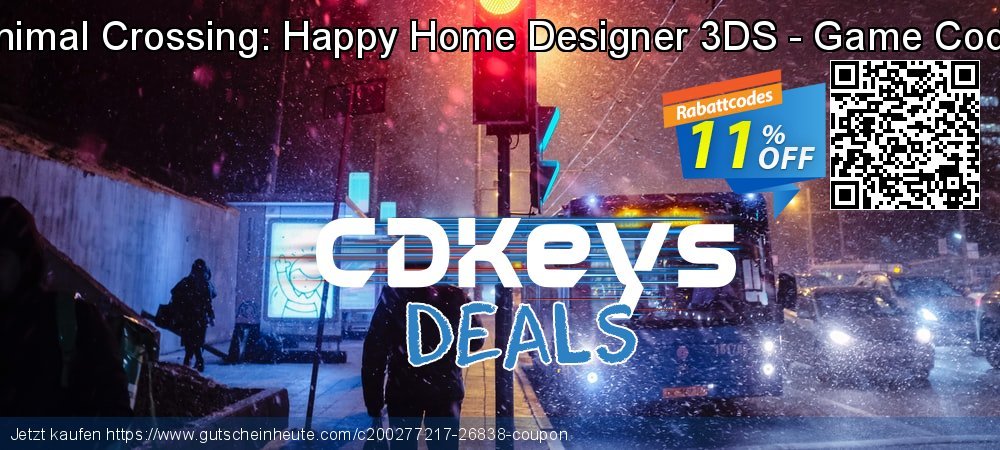 Animal Crossing: Happy Home Designer 3DS - Game Code umwerfenden Außendienst-Promotions Bildschirmfoto