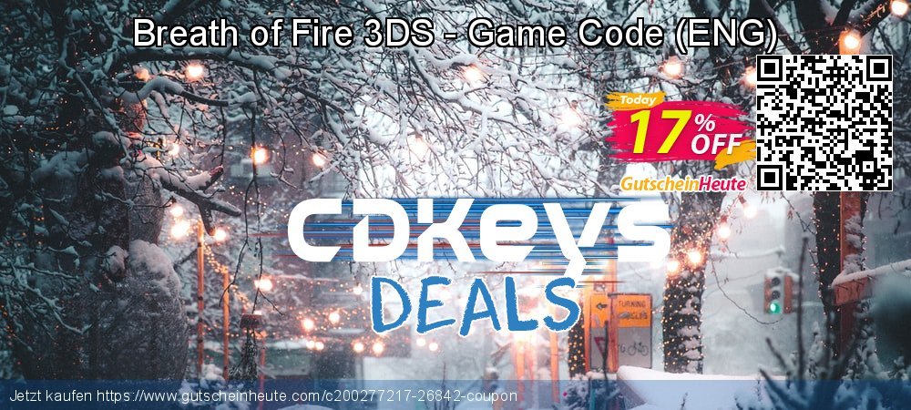 Breath of Fire 3DS - Game Code - ENG  spitze Beförderung Bildschirmfoto
