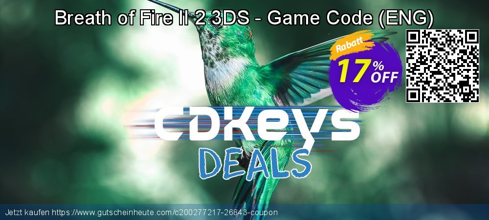 Breath of Fire II 2 3DS - Game Code - ENG  klasse Sale Aktionen Bildschirmfoto