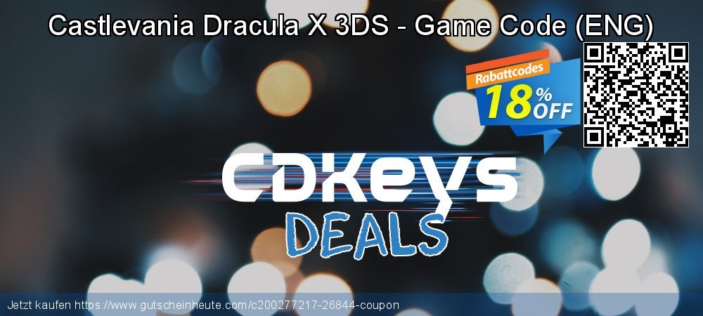 Castlevania Dracula X 3DS - Game Code - ENG  exklusiv Rabatt Bildschirmfoto