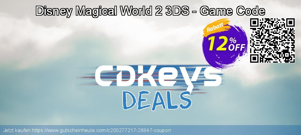 Disney Magical World 2 3DS - Game Code ausschließenden Angebote Bildschirmfoto