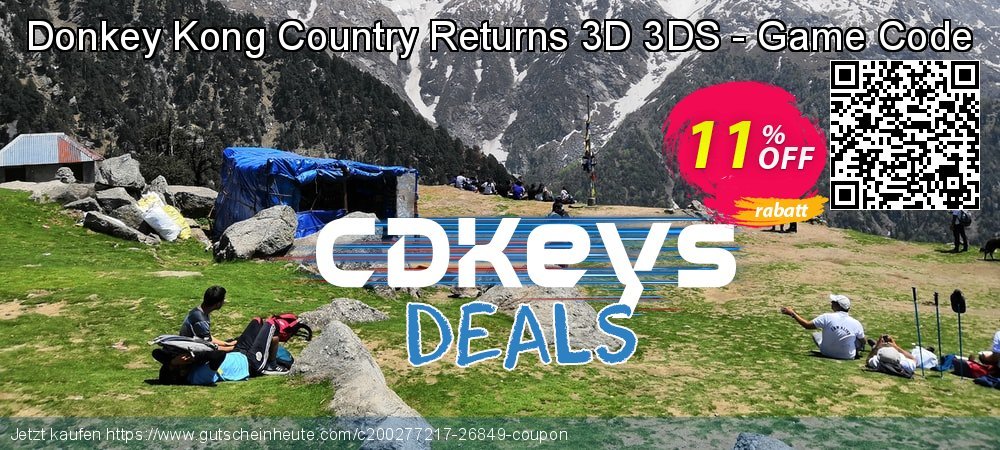 Donkey Kong Country Returns 3D 3DS - Game Code Sonderangebote Nachlass Bildschirmfoto
