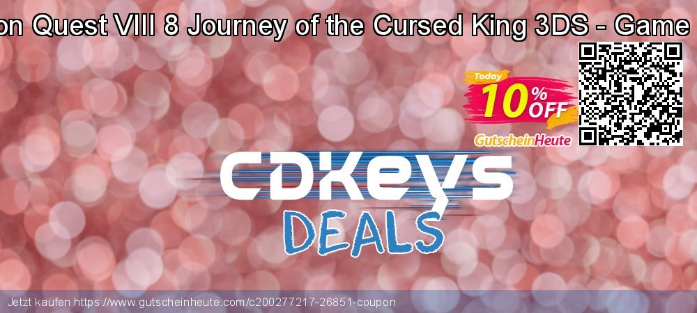 Dragon Quest VIII 8 Journey of the Cursed King 3DS - Game Code unglaublich Ermäßigung Bildschirmfoto
